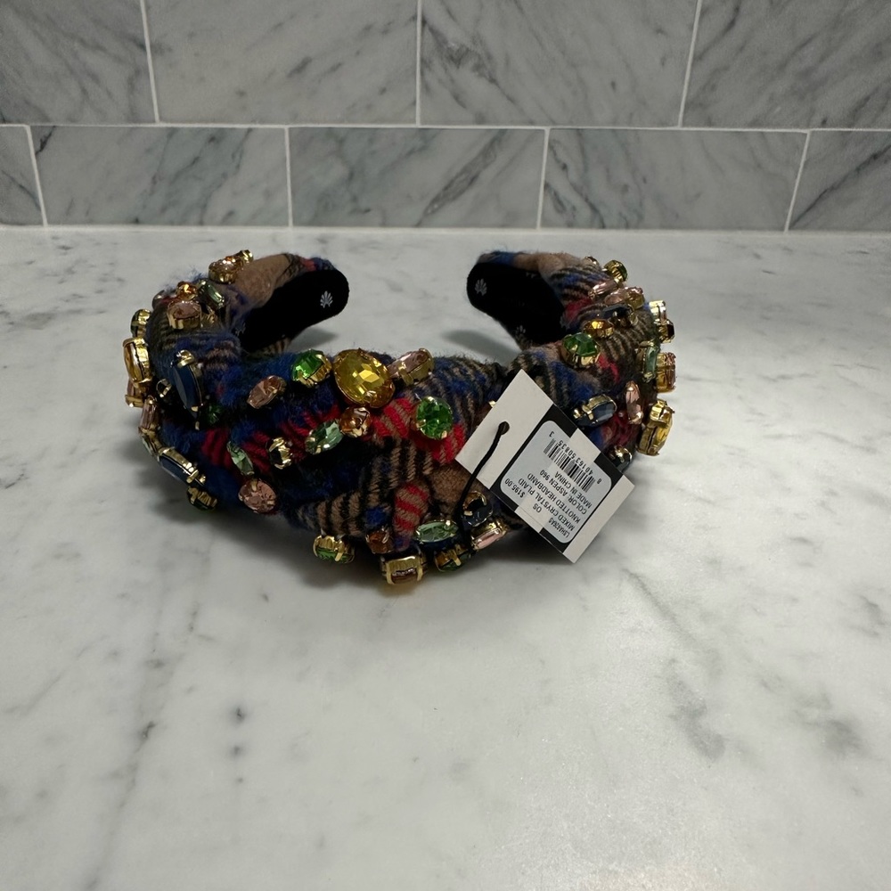 Lele sadoughi aspen mixed crystal knotted headband